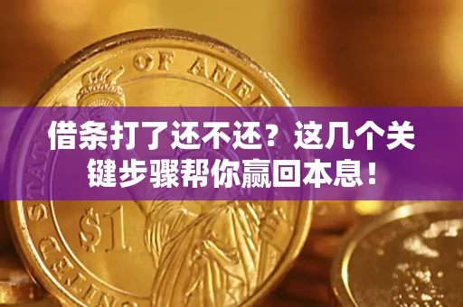 济南借条打了还不还？这几个关键步骤帮你赢回本息！