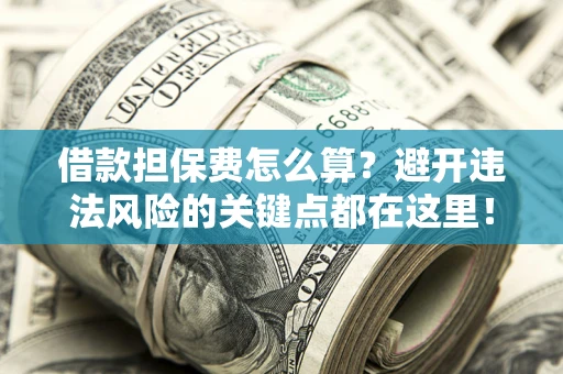 济南借款担保费怎么算？避开违法风险的关键点都在这里！