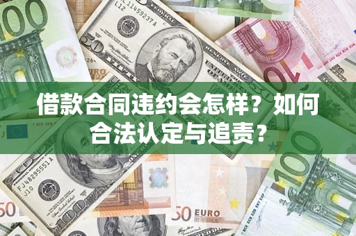 济南借款合同违约会怎样？如何合法认定与追责？